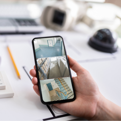 Chicago security camera feed on cell phone